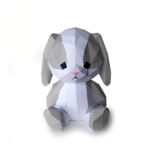 Paper Model bunny